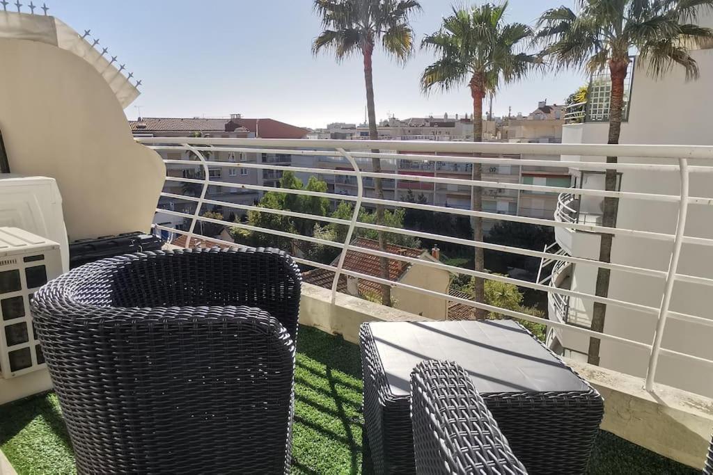 Cannes Pointe Croisette Studio Plage 2 Min A Pieds Exterior foto